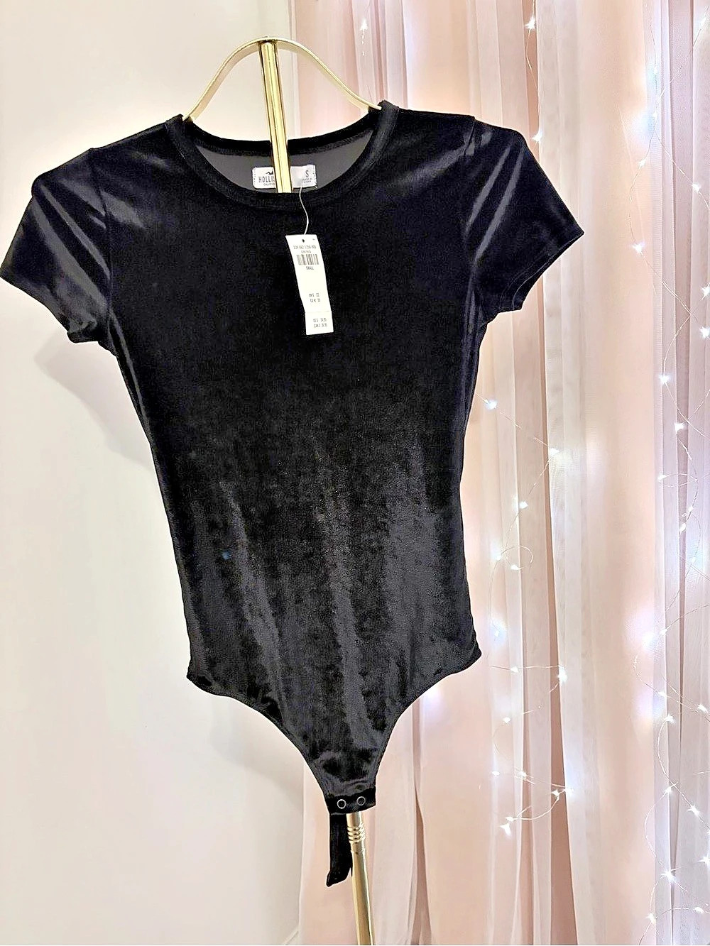 Hollister Black Bodysuit Size Small